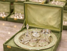 Load image into Gallery viewer, German Silver Imported Puja Thali
