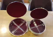 Load image into Gallery viewer, German Silver Round Peacock Dry Fruit Box
