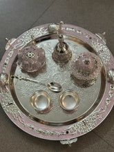 Load image into Gallery viewer, German Silver Peacock Puja Thali
