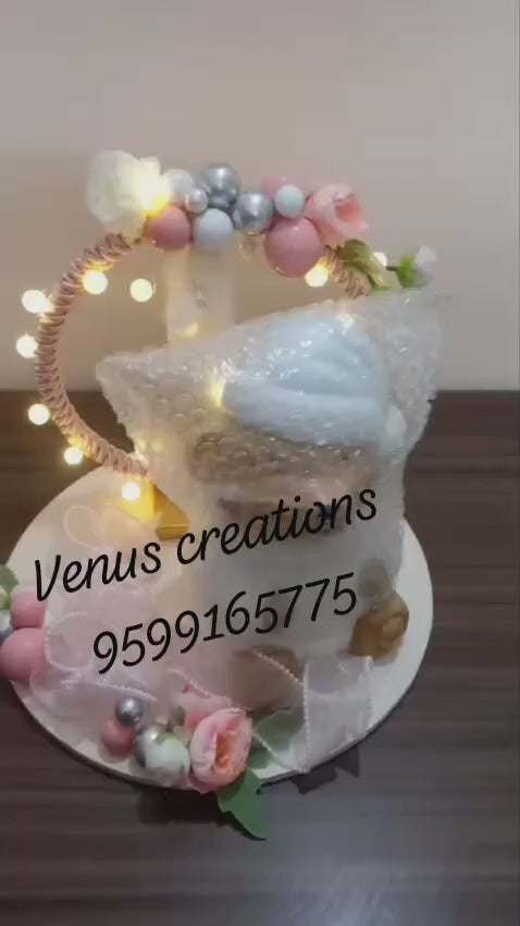 Ceramic teddy shape rasgulla jar baby hamper
