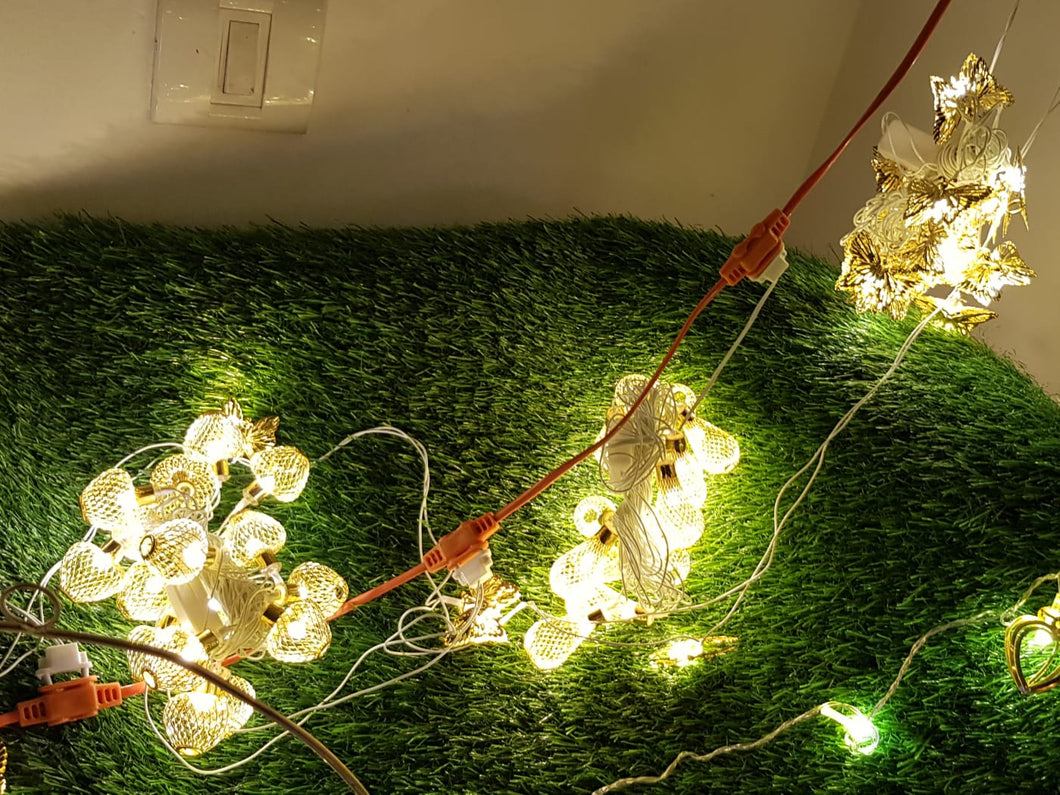 Metal Gold designer LED royal lights (10 designs) - MOQ 2