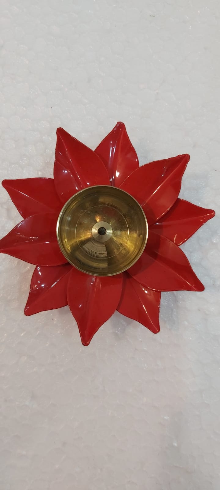 diya brass lotus shape color (various colors available)