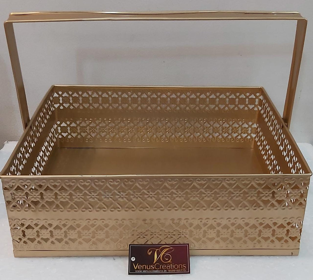 Brass latest design basket 11 inch